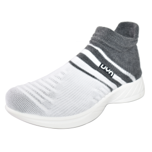 UYN – Scarpa calzino donna – Grigio e Bianco