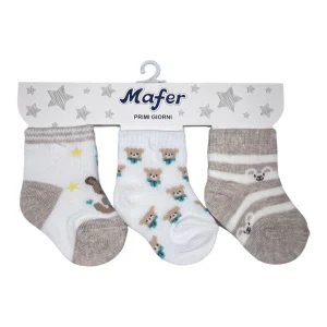Mafer Tris Calzini Primi Giorni in Cotone