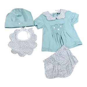 Klaiadì Completo Due Pezzi In Jersey Neonata Da Corredino