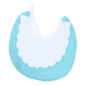 Pappa e Latte Bavetta Personalizzabile Color Ottanio