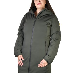 CIESSE – GIACCA SOFTSHELL DONNA Ysabel – Verde militare