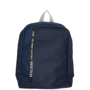 Zaino blu in tessuto Manhattan Coll  Spalding