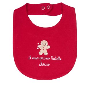 BAVETTA ROSSA CON OMINO “Il Mio Primo Natale” – Chicco