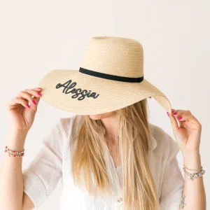 Cappello paglia spiaggia personalizzato