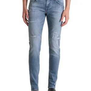 Jeans Slim Uomo MMDT00241-FA7506067010 Blu
