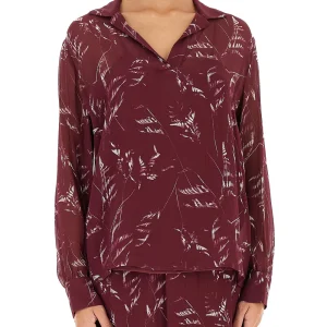 Camicia Casual Donna Rosso