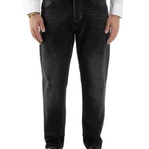 Jeans Slim Uomo Nero