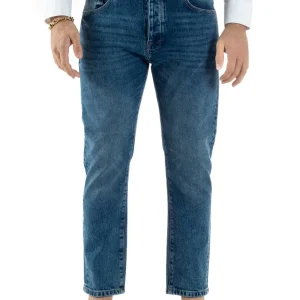 Jeans Slim Uomo Blu