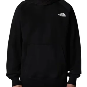 Felpa Cappuccio Uomo Raglan Nse Nero