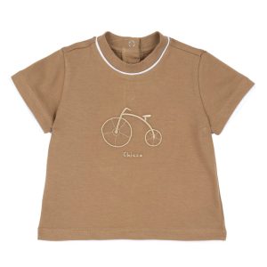 T-SHIRT M/C BEIGE CON BICI – CHICCO