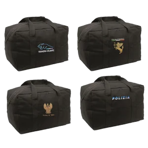SCONTO POLIZIA Borsa combat in cotone