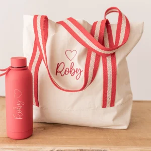 Set Mare "Sorrento" Rosso (Borsa + Borraccia)