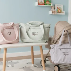Borsa Passeggino - Mommy Bag personalizzata con ricamo