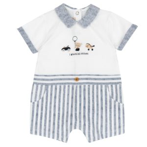Pagliaccetto a Righe Bianco e Blu – Chicco