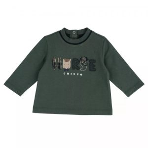 MAGLIETTA M/L VERDE SCURO HORSE – CHICCO