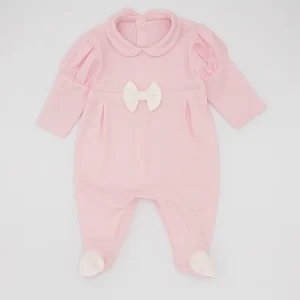 La Favoletta Tutina Fiocco in Cotone Bielastico Produzione Artigianale Italiana