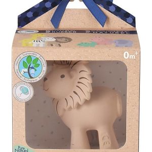 3-in-1 Sonaglio, Massaggiagengive, Gioco da Bagno LEONE – Tikiri