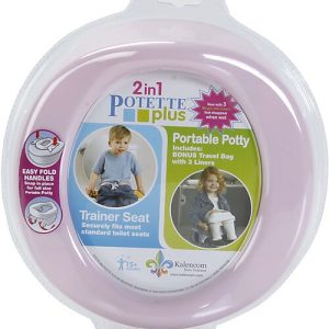 Potette – Vasino da Viaggio e Riduttore WC 2 in 1Rosa