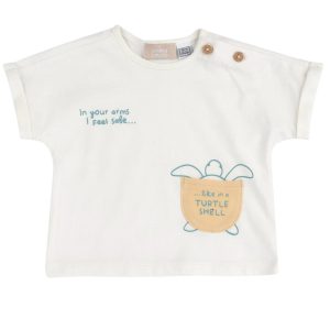 T-shirt M/C B.ca con Stampa Gialla – Chicco