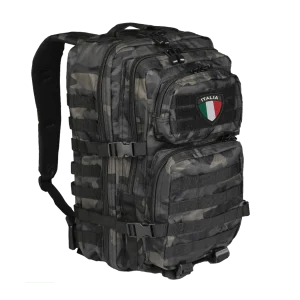 Zaino dark camo - patch Italia omaggio