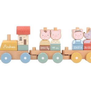 Trenino Little Pigs Family Personalizzabile – Monnëka