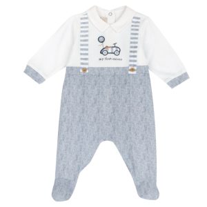Tutina Aperta Dietro “My First Chicco” a Righe – Chicco