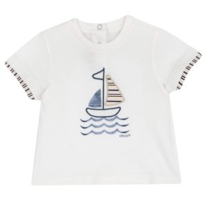 T-shirt M/C B.ca con Ricamo Barca – Chicco
