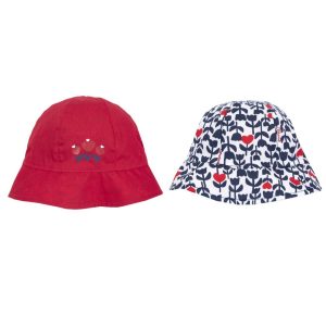 CAPPELLO REVERSIBILE FIORI BLU E ROSSI – CHICCO