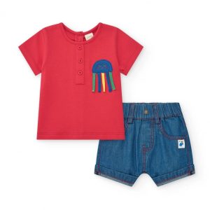 COMPLETO 2PZ CON SHORT JEANS  – TUC TUC
