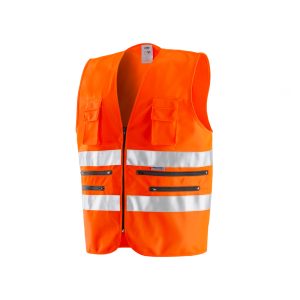 Gilet ad alta visibilità 9046 100% poliestere Arancione