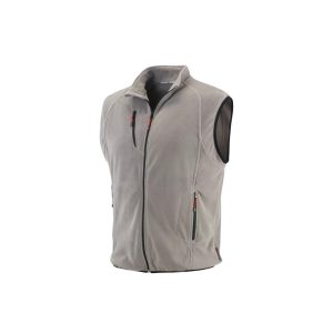 Gilet da lavoro / tempo libero Malè in pile grigio