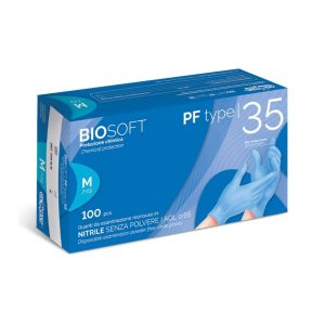 Guanti monouso in nitrile Biosoft Type 35 100 pz.