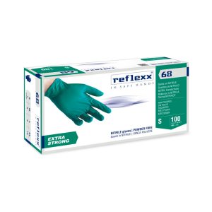 Guanti monouso in nitrile Reflexx 68 100 pz.
