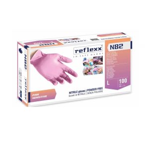 Guanti monouso in nitrile Reflexx N82 100 pz.