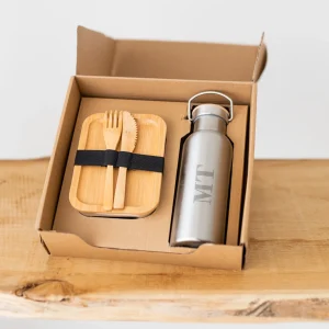 "ORIGIN" Set Regalo Porta Pranzo e Borraccia Personalizzata