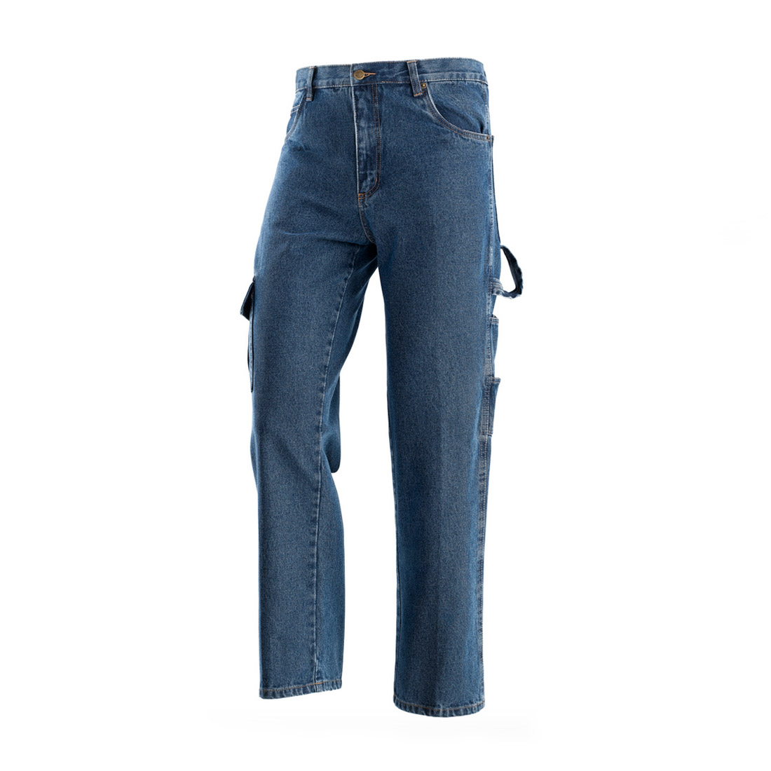 Jeans multitasche da lavoro Gb Blu denim