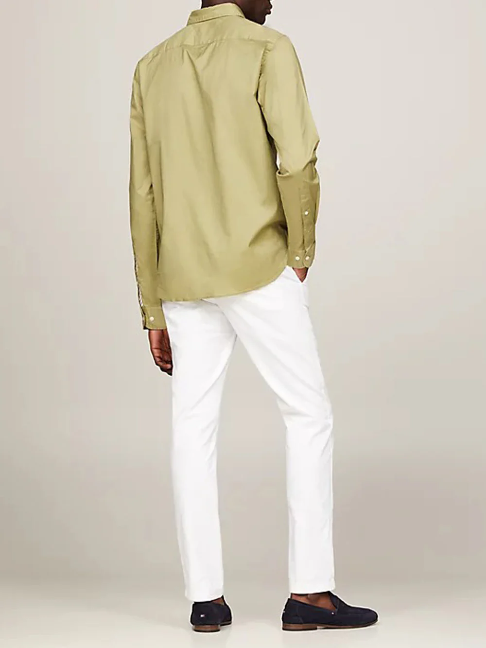 Camicia Casual Uomo Verde - immagine 4