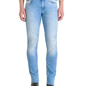 Jeans Slim Uomo Ozzy Tapered Fit Blu