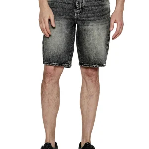 Shorts Jeans Uomo Grigio