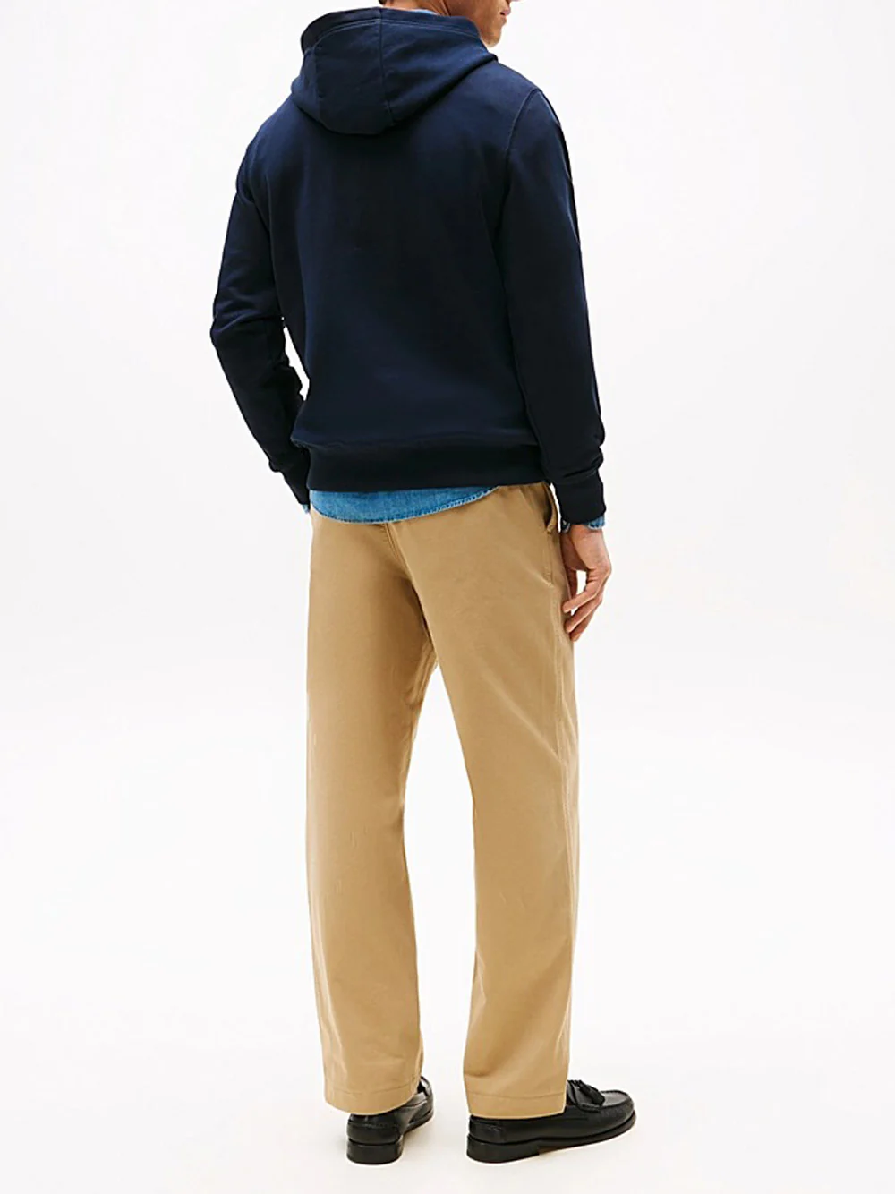Felpa Cappuccio Uomo Terry Blu - immagine 4