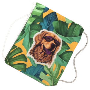 Sacca in tessuto tecnico con stampa sublimatica