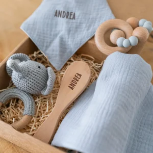 Set Regalo Nascita Elefantino - Personalizzato