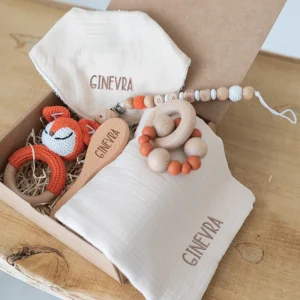 Set Regalo Nascita Volpina - Personalizzato