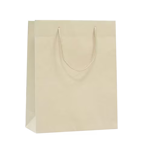 Lux Natural in carta riciclata con manico cordino