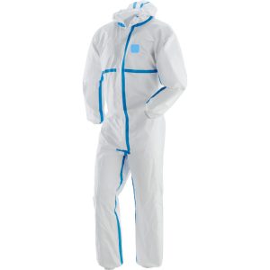 Tuta Monouso c/cappuccio nastrata Microtex Plus | 1 Tuta