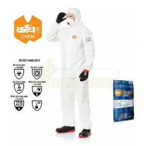 Tuta Monouso c/cappuccio Issa Chem 08290 5-6 | SCADENZA DPI 30.11.25 OFFERTA