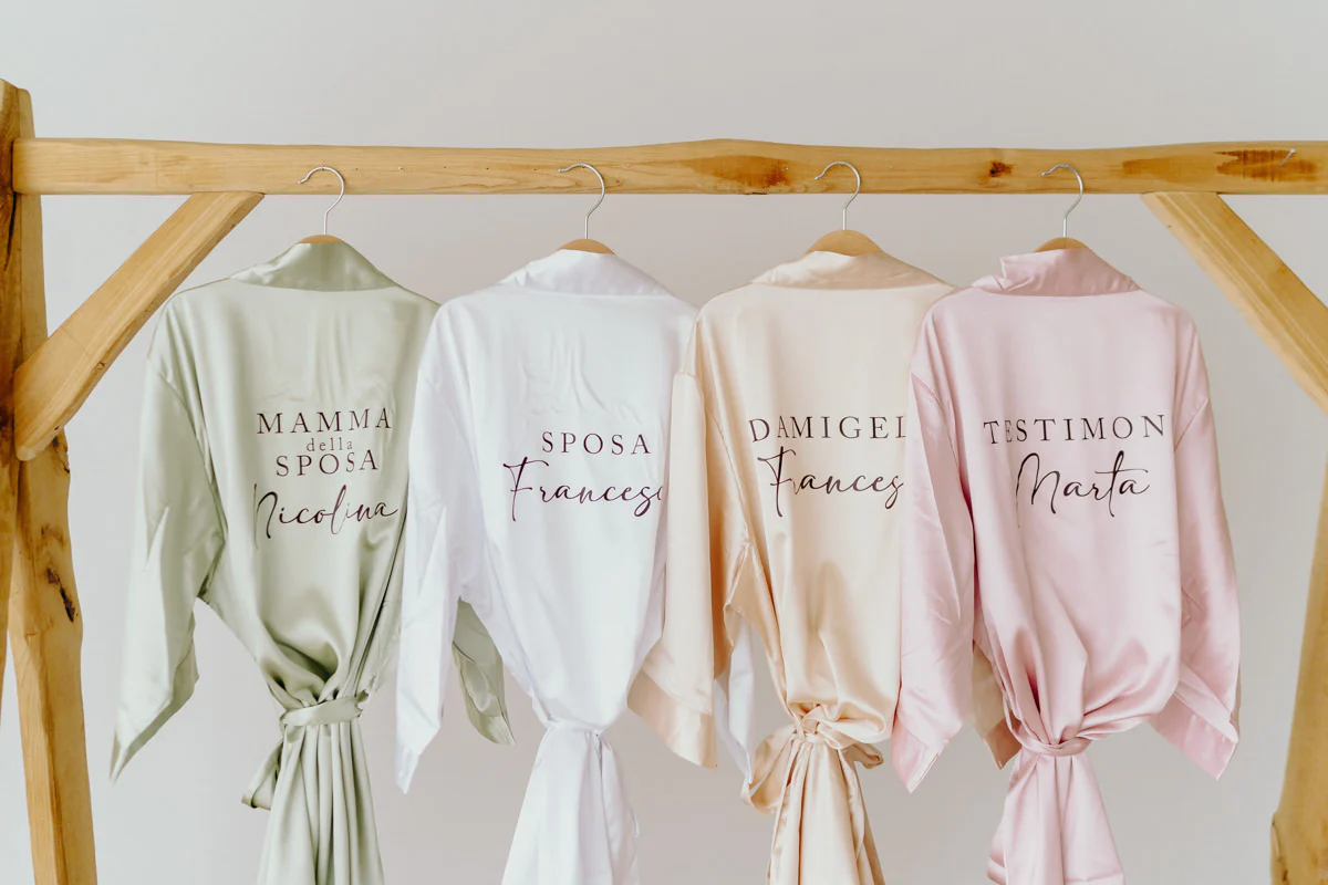 Vestaglia Sposa personalizzata - immagine 3