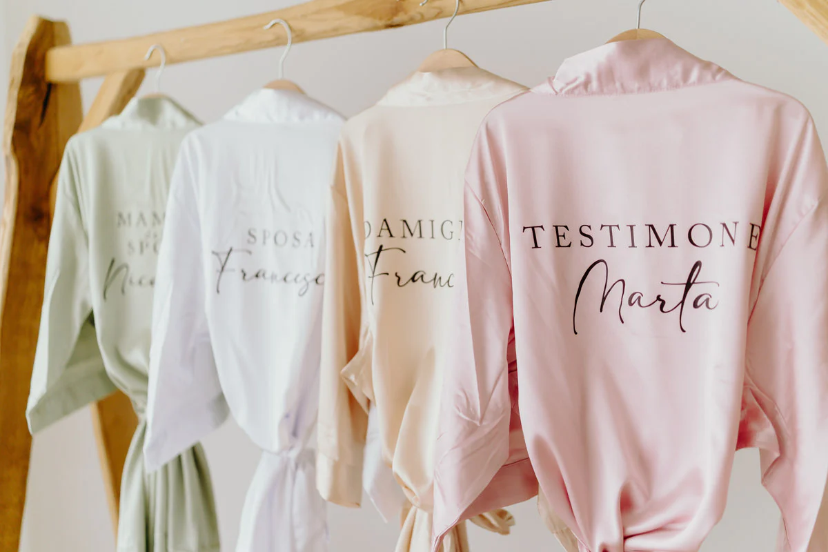 Vestaglia Sposa personalizzata - immagine 4